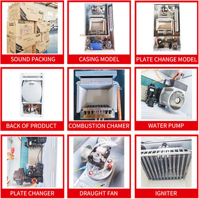 ISO14001 مرجل معلق على الحائط بكفاءة عالية 20KW موفر للطاقة Lpg Water Boiler